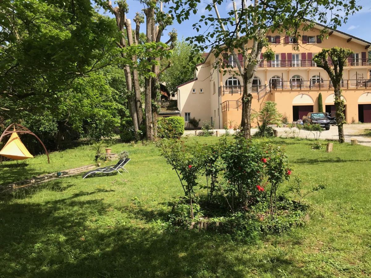 Logis Hotel Restaurant Le Castel Fleuri Сан-Жан-ан-Ройан Екстериор снимка